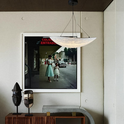 Wavy Fibre Linear Pendant Light