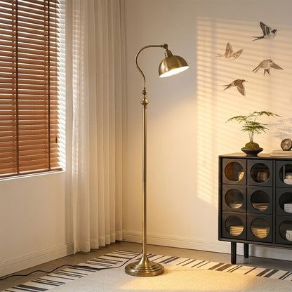 Adjustable Metal Reading Floor Lamp