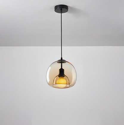 Double-Layer Glass Globe Pendant