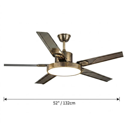 White or Bronze DC Motor Ceiling Fan