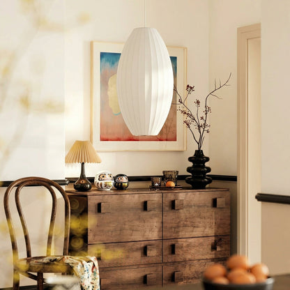 Silk Cocoon Cloud Pendant Light