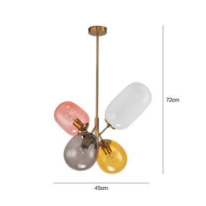 Macaron Glass Cluster Chandelier