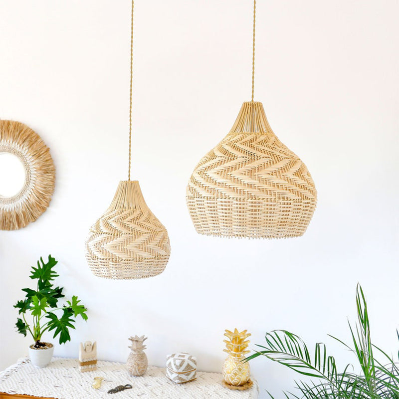 Round Handmade Rattan Lampshade