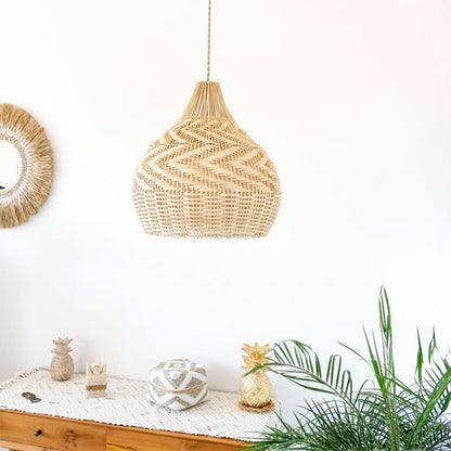 Round Handmade Rattan Lampshade