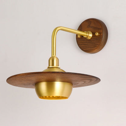 Wooden Boho Wall Light