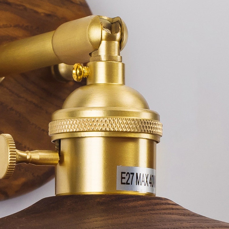 Wooden Boho Wall Light