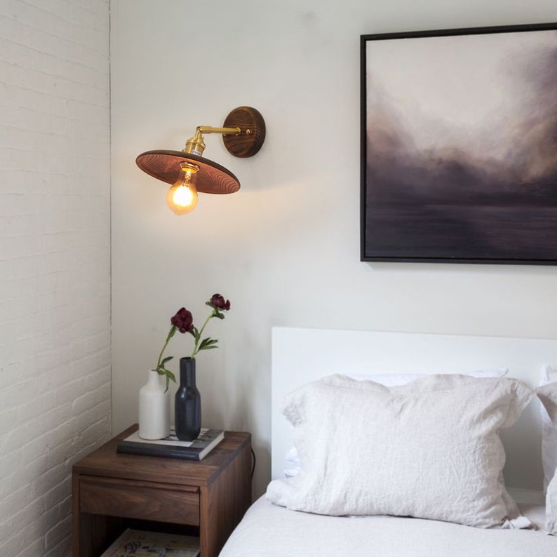 Wooden Boho Wall Light