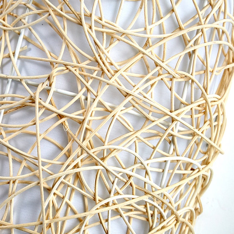 Rattan Boho Wall Sconce