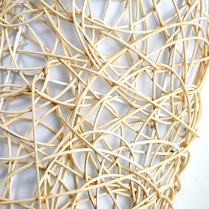 Rattan Boho Wall Sconce