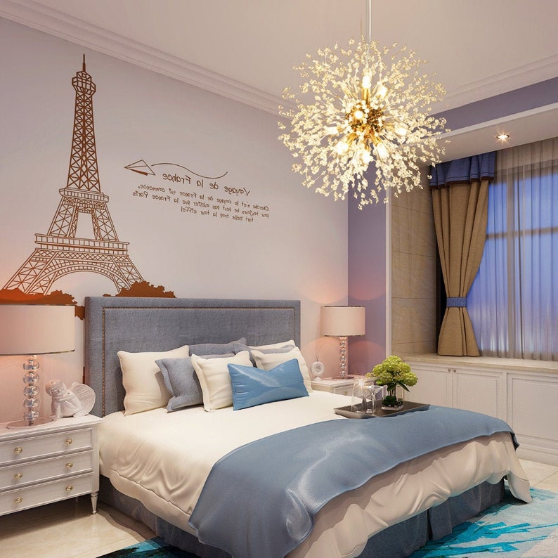 Crystal Dandelion Firework Chandelier