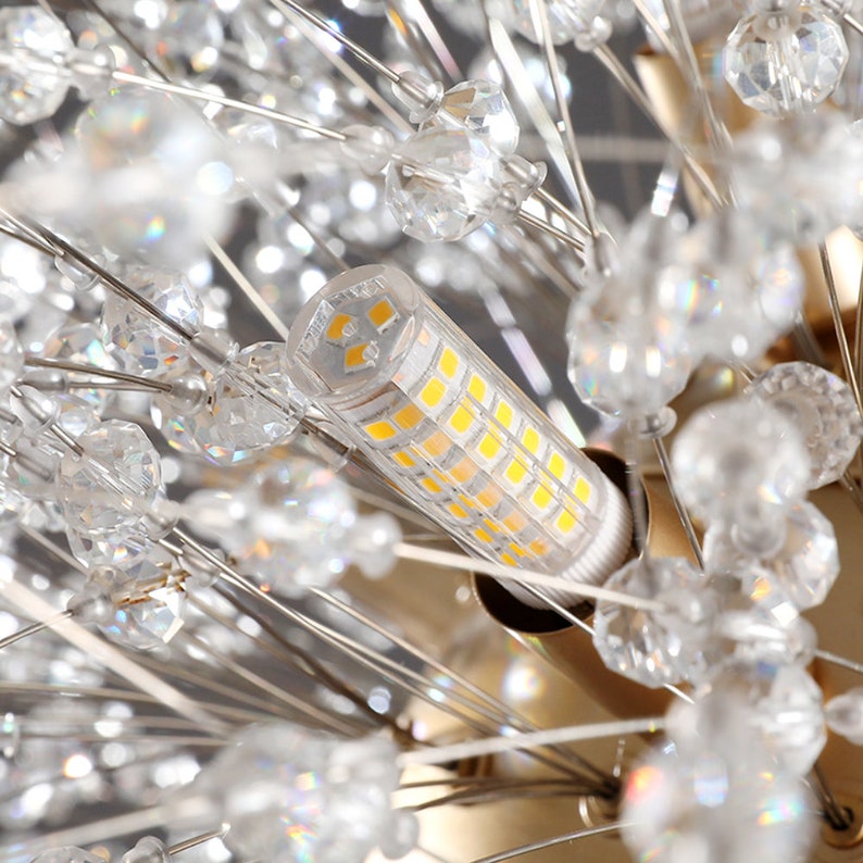 Crystal Dandelion Firework Chandelier