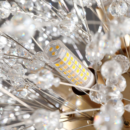Crystal Dandelion Firework Chandelier