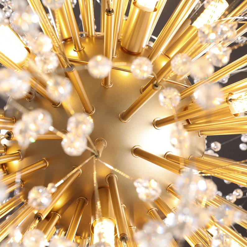 Crystal Dandelion Firework Chandelier