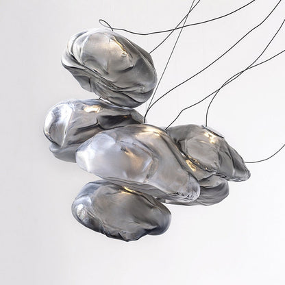 Glass Bubble Globe Stair Pendant