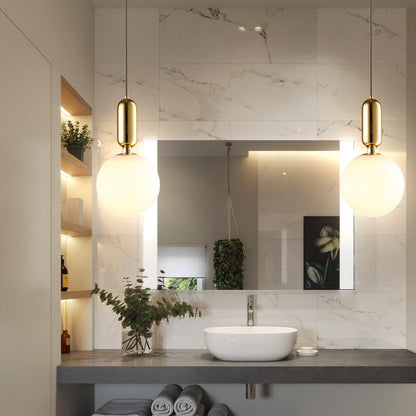 Modern Brass Cone Kitchen Pendant
