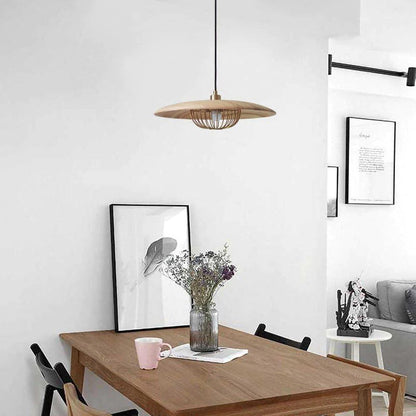 Mid-Century Wooden Ceiling Light, 45cm