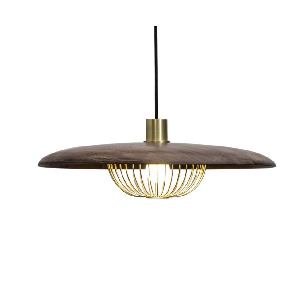 Mid-Century Wooden Ceiling Light, 45cm