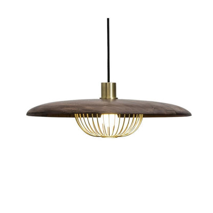 Mid-Century Wooden Ceiling Light, 45cm