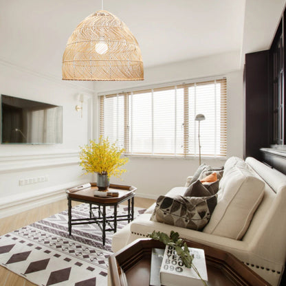 Handcraft Wicker Chandelier Light