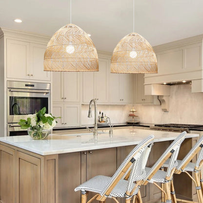 Handcraft Wicker Chandelier Light