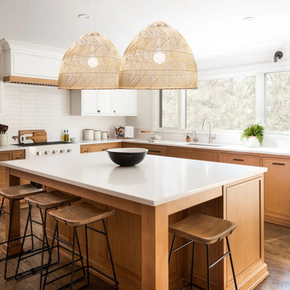 Handcraft Wicker Chandelier Light
