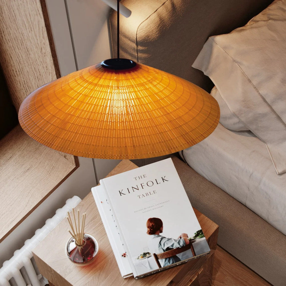 Japanese Bamboo Lantern Pendant Light