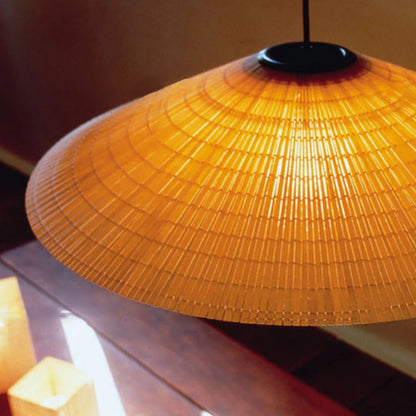 Japanese Bamboo Lantern Pendant Light