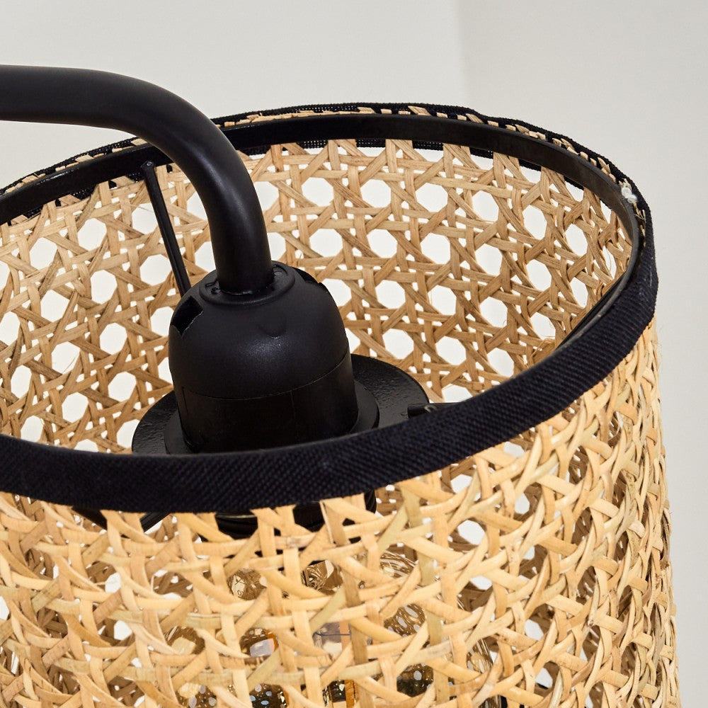 Rattan Wicker Wall Sconce