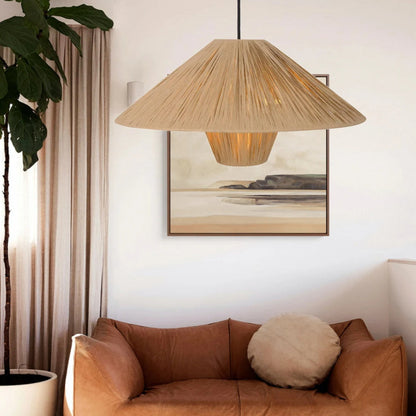 Minimalist Fabric Pendant Light, 50cm