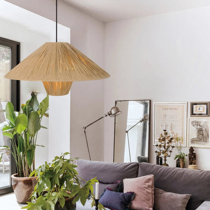 Minimalist Fabric Pendant Light, 50cm