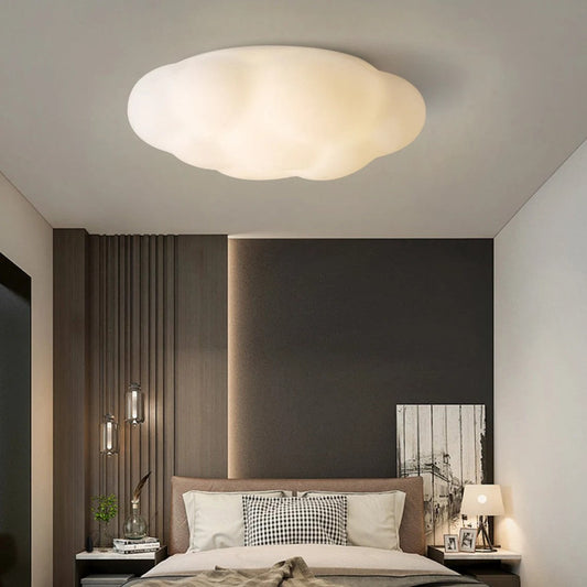 Design Cloud Light White Nursery Ceiling Lamp-[Modern pendant lighting for bedroom and living space]-Demolights UK