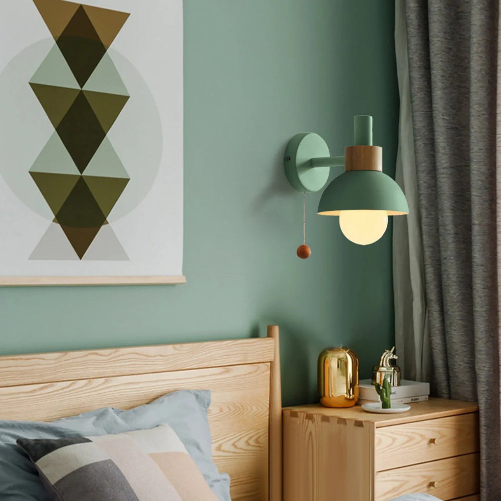 Design Green Wall Sconce Modern Bedroom Lighting-[Modern pendant lighting for bedroom and living space]-Demolights UK
