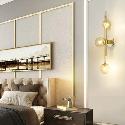 Glass Globe 3-Light Wall Sconce