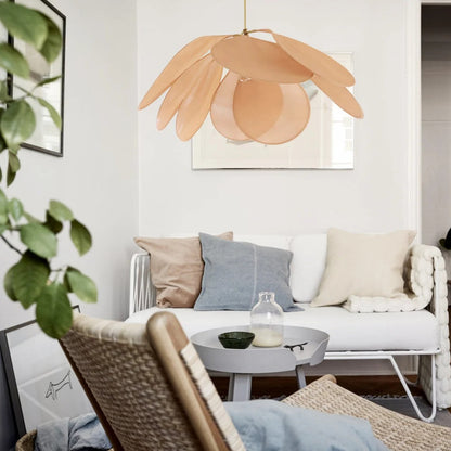 Large Nordic Fabric Drum Pendant
