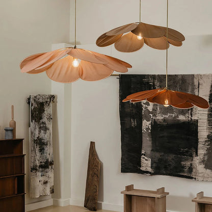 Large Nordic Fabric Drum Pendant