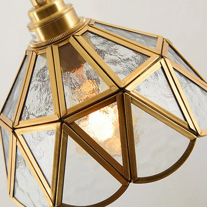 Nordic Vintage Glass Pendant Light