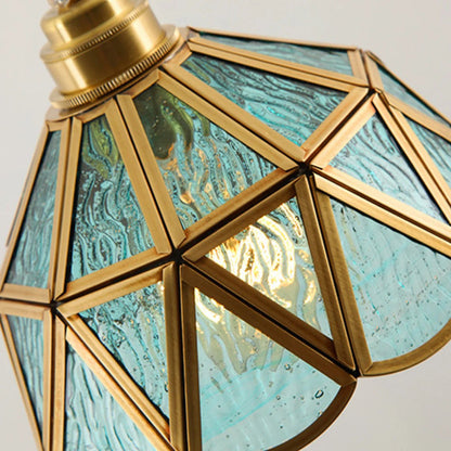 Nordic Vintage Glass Pendant Light