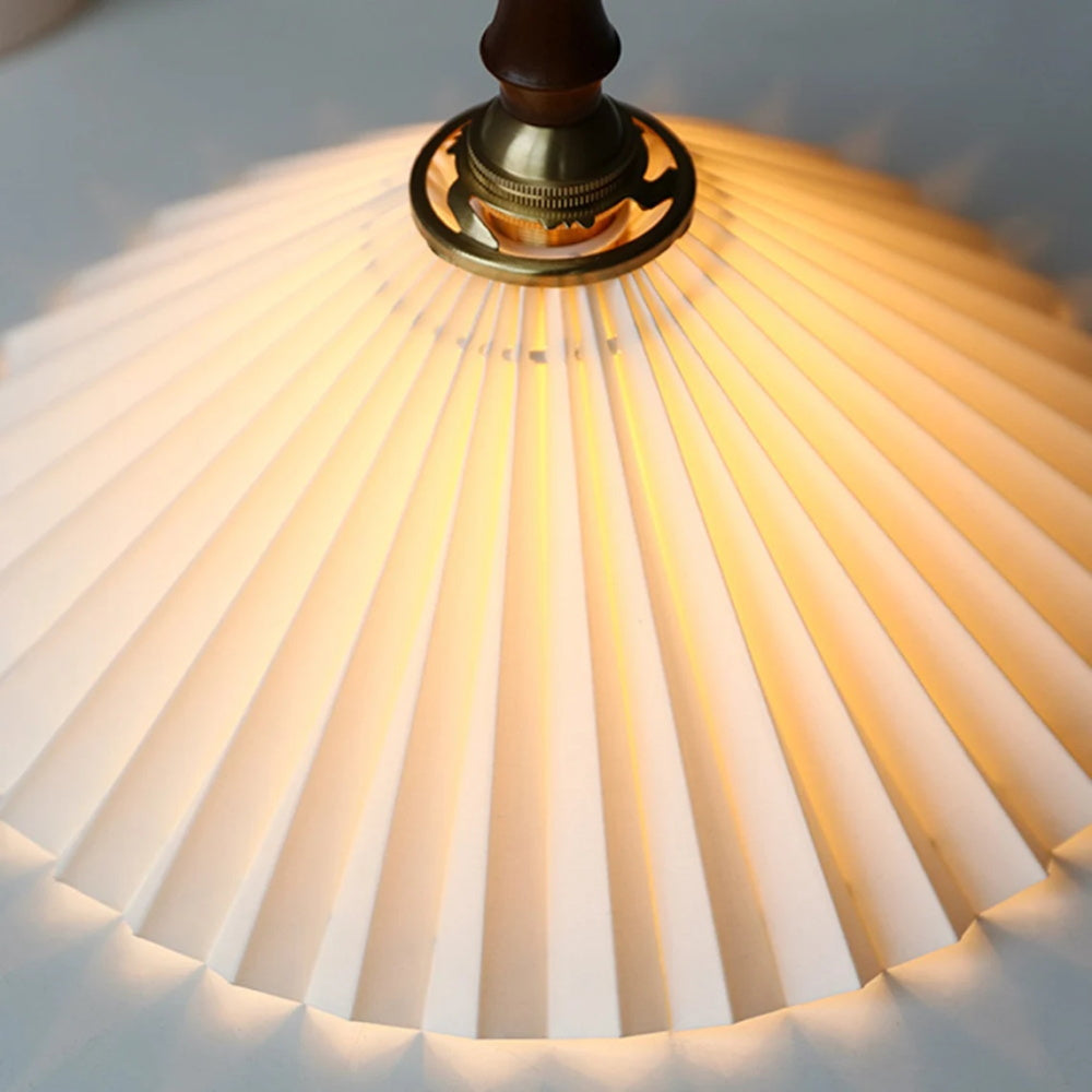 Retro Cone Fabric Pendant Light