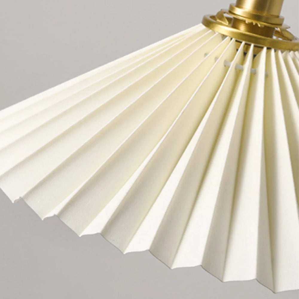 Retro Cone Fabric Pendant Light