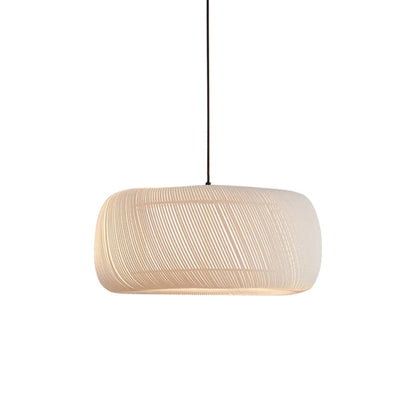 Japanese Fabric Pendant Chandelier