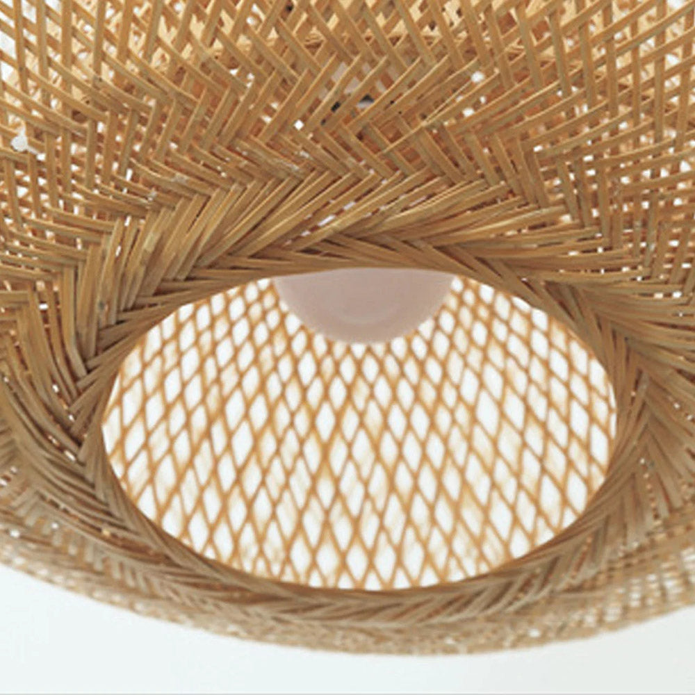 Bamboo Sphere Pendant Light, 55cm