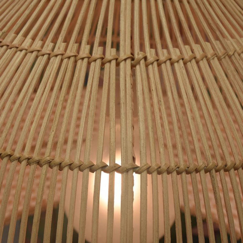 White Rattan 30cm Small Pendant Light
