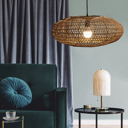 Rattan Lantern Pendant Light