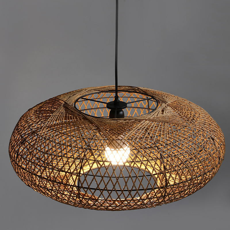 Rattan Lantern Pendant Light