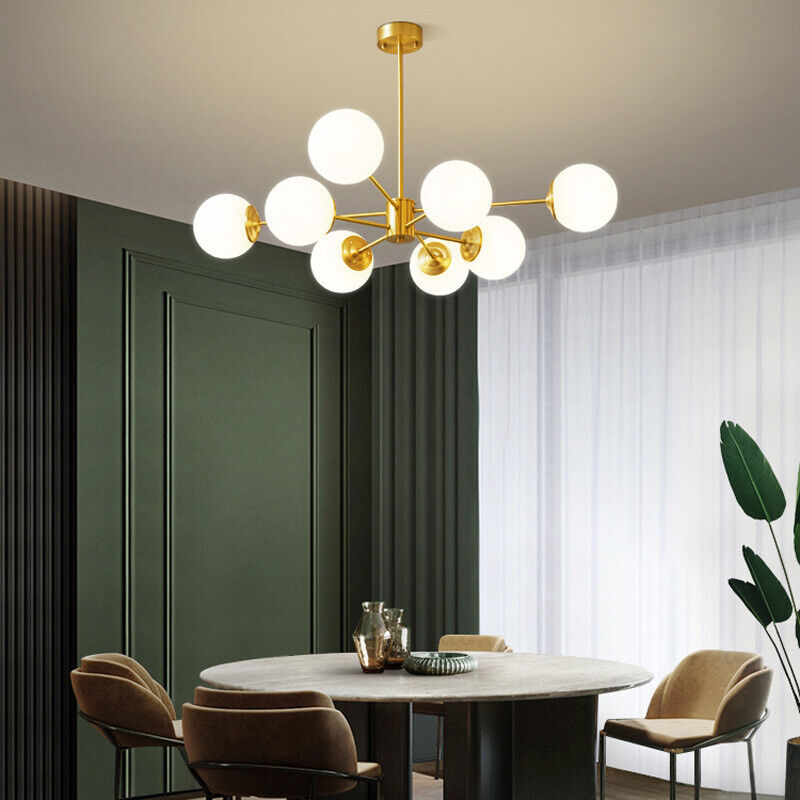 Gold Molecular Sputnik Chandelier