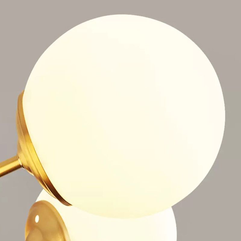 Gold Molecular Sputnik Chandelier