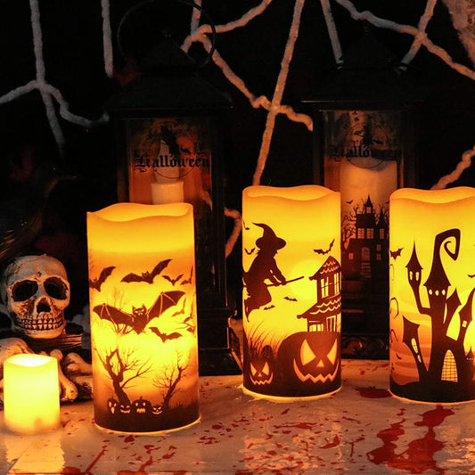 Halloween Flameless Flickering LED Candles
