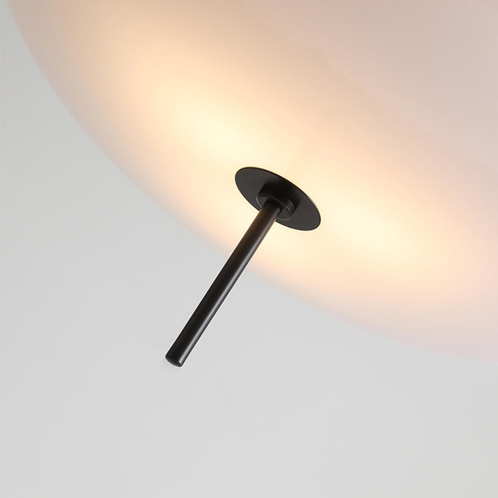 Danish Opalescent Saucer Pendant