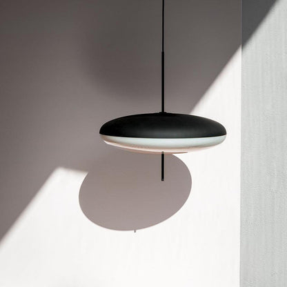 Danish Opalescent Saucer Pendant