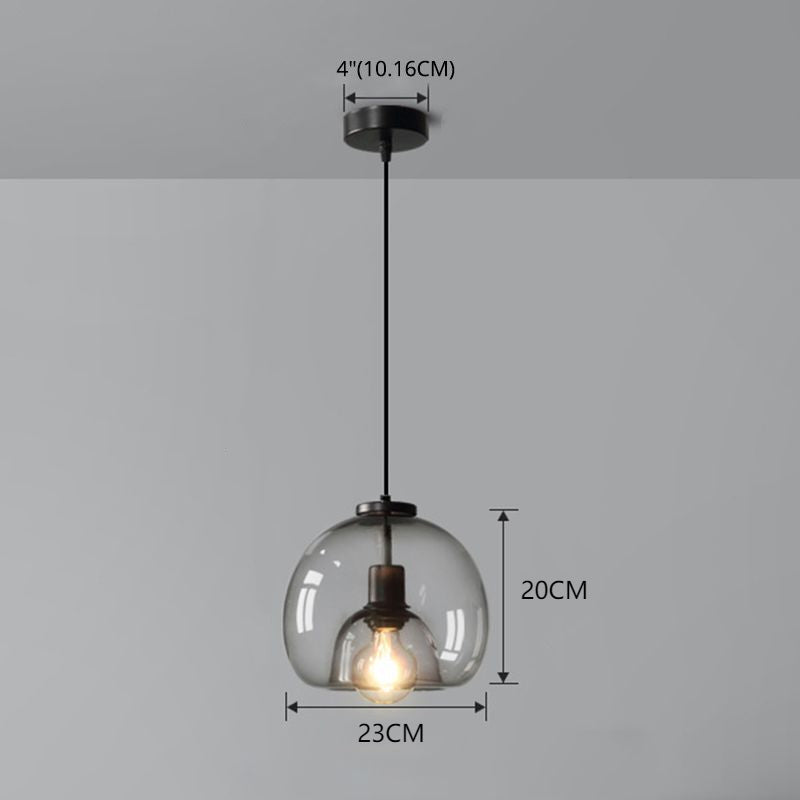 Double-Layer Glass Globe Pendant